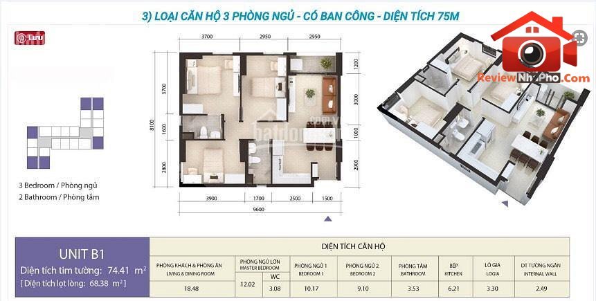 Review nhà phố Quận Bình Tân TP.HCM – Căn hộ Imperial Place giá 2.75 tỷ