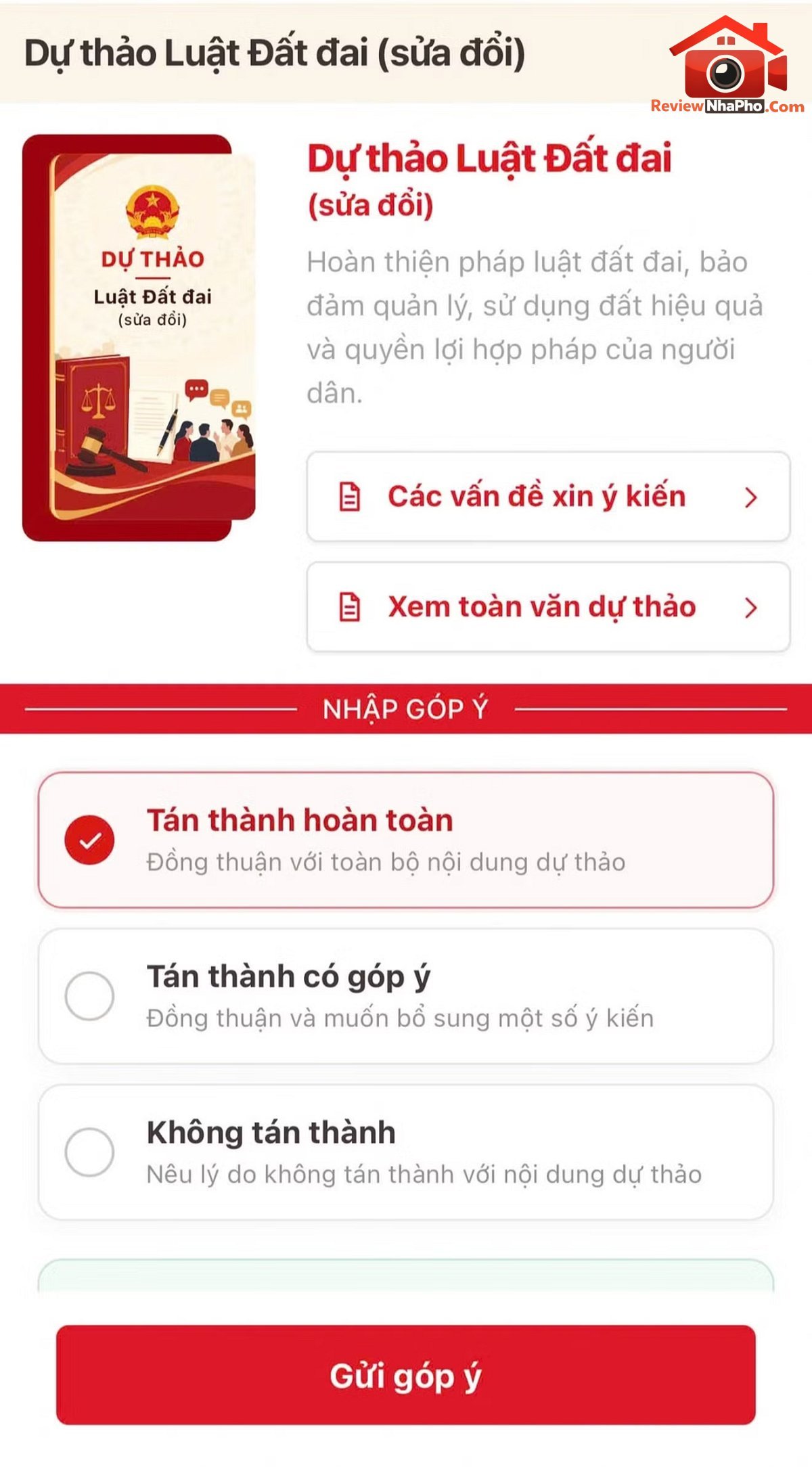 Người dân sẽ góp ý Luật Đất đai sửa đổi trên VNeID ra sao? - Ảnh 2.
