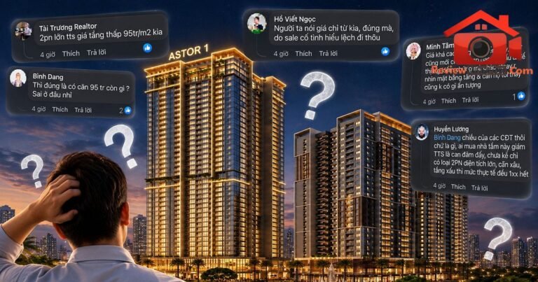 Giá căn hộ Astor 1 Ciputra: Những điều cần chú ý