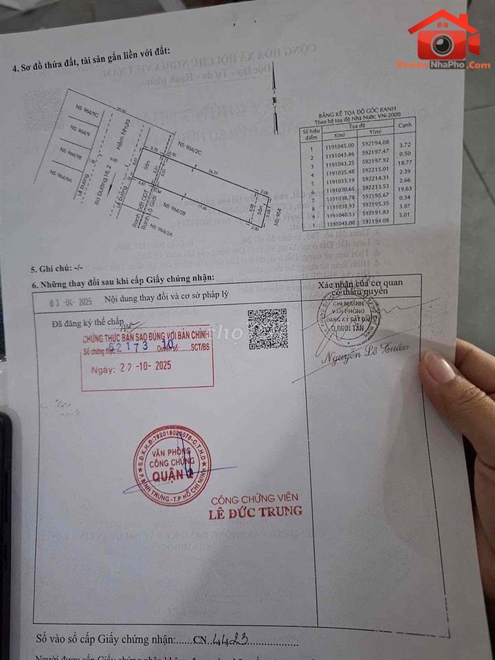 Review nhà phố Quận Bình Tân TP.HCM – Nhà mặt tiền hẻm Hương Lộ 2, 117m2