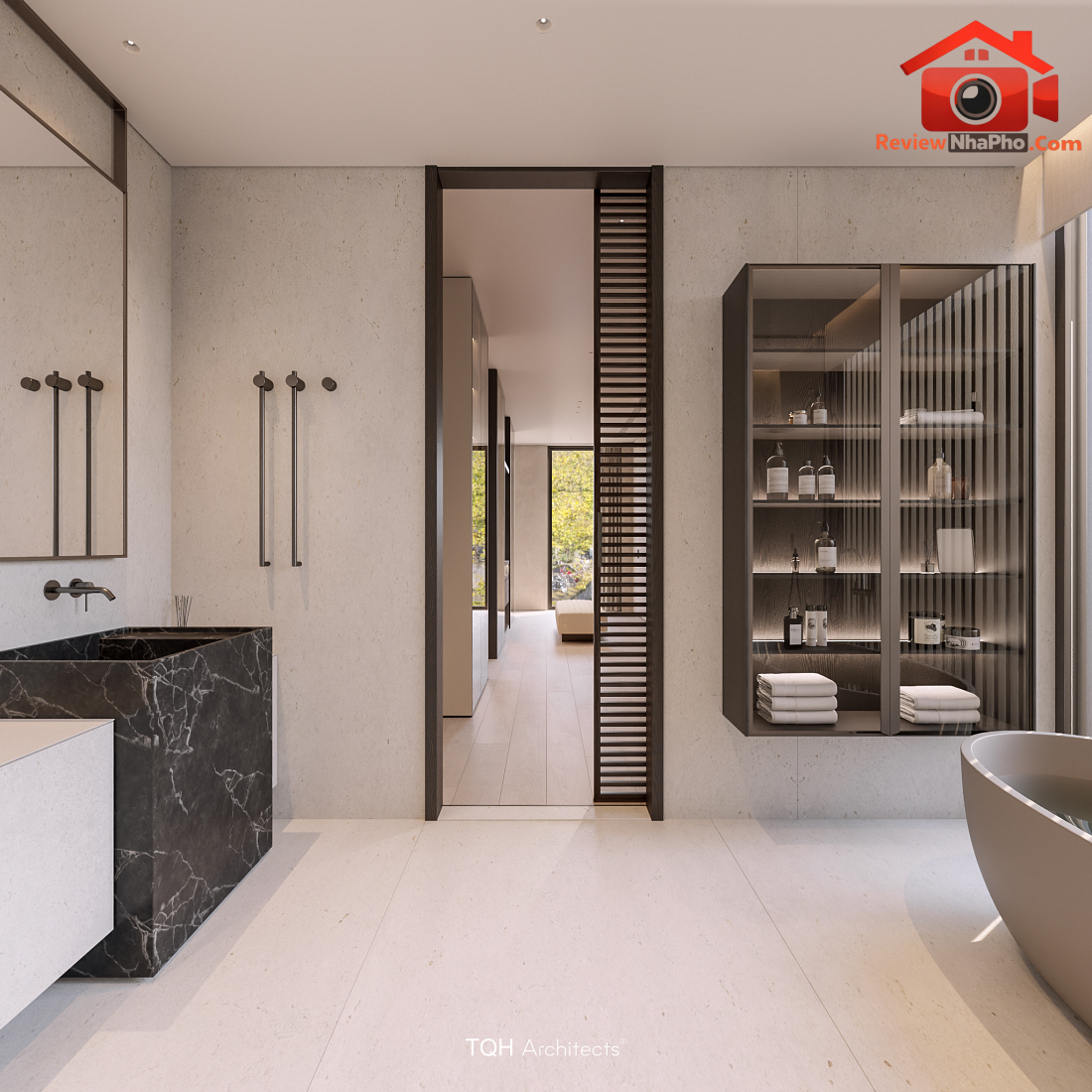 Biệt thự Thảo Điền: Sự kết hợp giữa nét tối giản và vật liệu công nghệ cao- Ảnh 14.