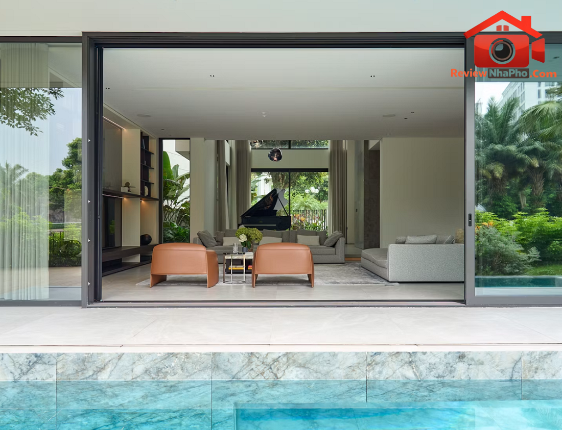 Biệt thự ven sông tại Hà Nội: Không gian sống nghỉ dưỡng cạnh hồ bơi vô cực- Ảnh 12. Biệt thự ven sông tại Hà Nội: Không gian sống nghỉ dưỡng cạnh hồ bơi vô cực- Ảnh 12.
