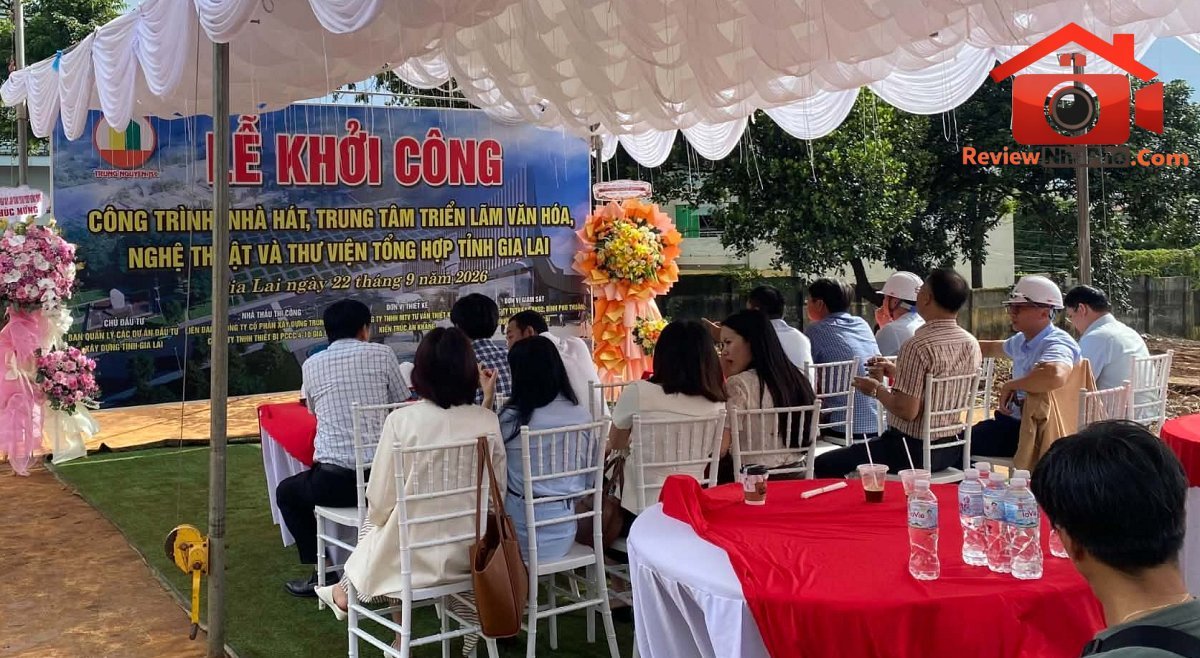 Gia Lai khởi công nhà hát quy mô 5 tầng, vốn đầu tư 200 tỷ đồng- Ảnh 1.