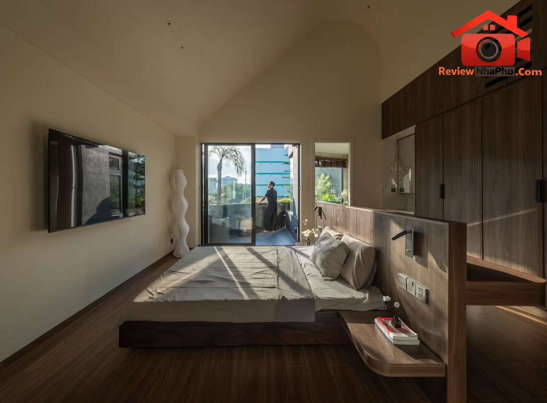 Nhà lô góc Phan Rang: Lớp vỏ đá rửa và phương án hướng nội ứng xử với nắng gió- Ảnh 9.