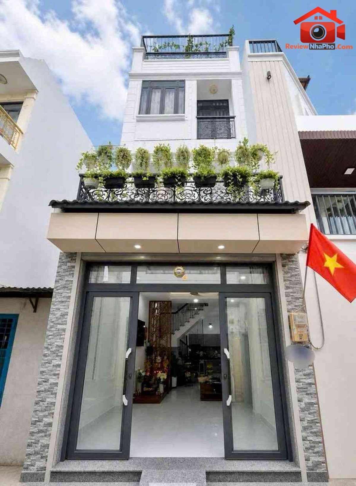 Nhà mới đẹp 4 tầng 4 phòng ngủ, giá chỉ 5,45 tỷ tại Tân Kỳ Tân Quý, nhà đất bất động sản sổ đỏ