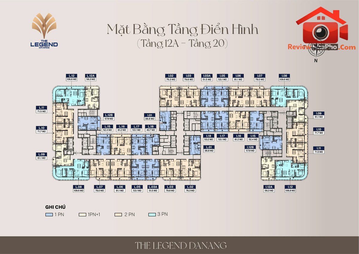 Không mua lúc này, 1 – 2 năm nữa khó có giá 7,x tỷ tại lõi trung tâm. The Legend 57m2 7 triệu