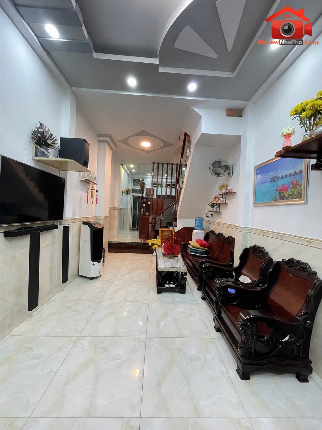 Nhà đẹp 3 tầng 4 phòng ngủ sát AeonMall Tạ Quang Bửu quận 8 hơn 6 tỷ TL