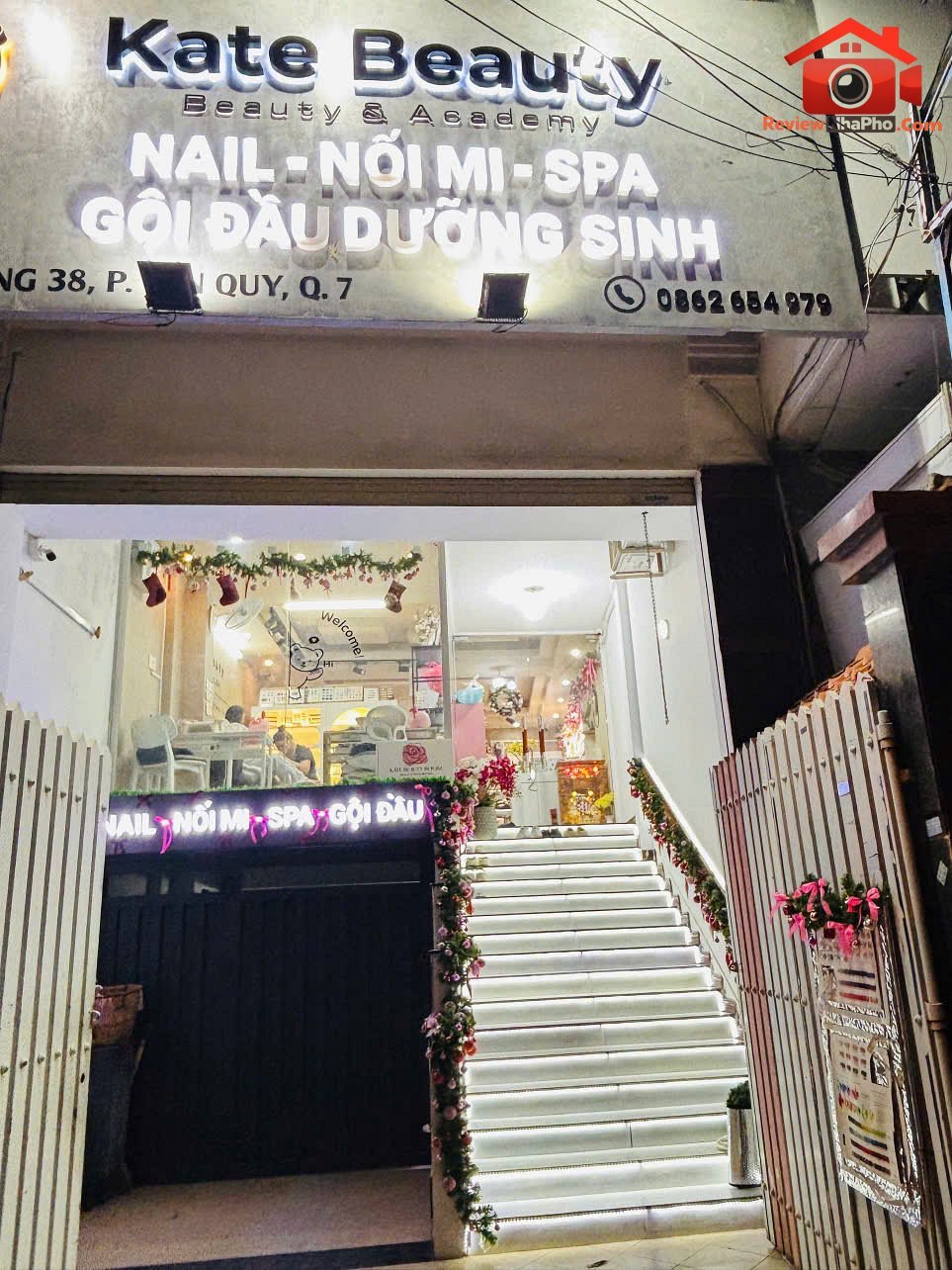 Sang nhượng tiệm nail nối mi gội đầu dưỡng sinh spa Đường 38 – Phường Tân Hưng Quận 7 – Thành phố Hồ Chí Minh diện tích 40m2 giá 195 triệu