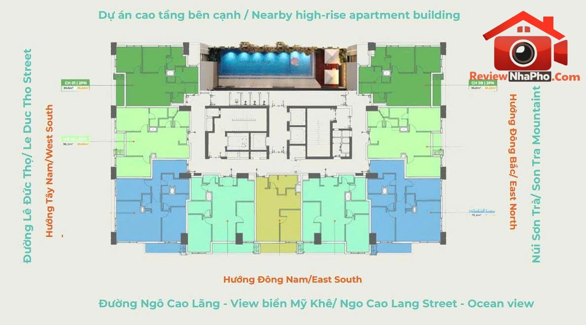 Dự án mặt biển chỉ 80tr/m2, chỉ Hiyori Aqua Tower mới làm được điều đó – Bán nhà đất Đường Hiyori Aqua Tower – Phường cũ Sơn Trà Quận Sơn Trà – Phường mới Sơn Trà – Thành phố Đà Nẵng 67m2 5.4 tỷ