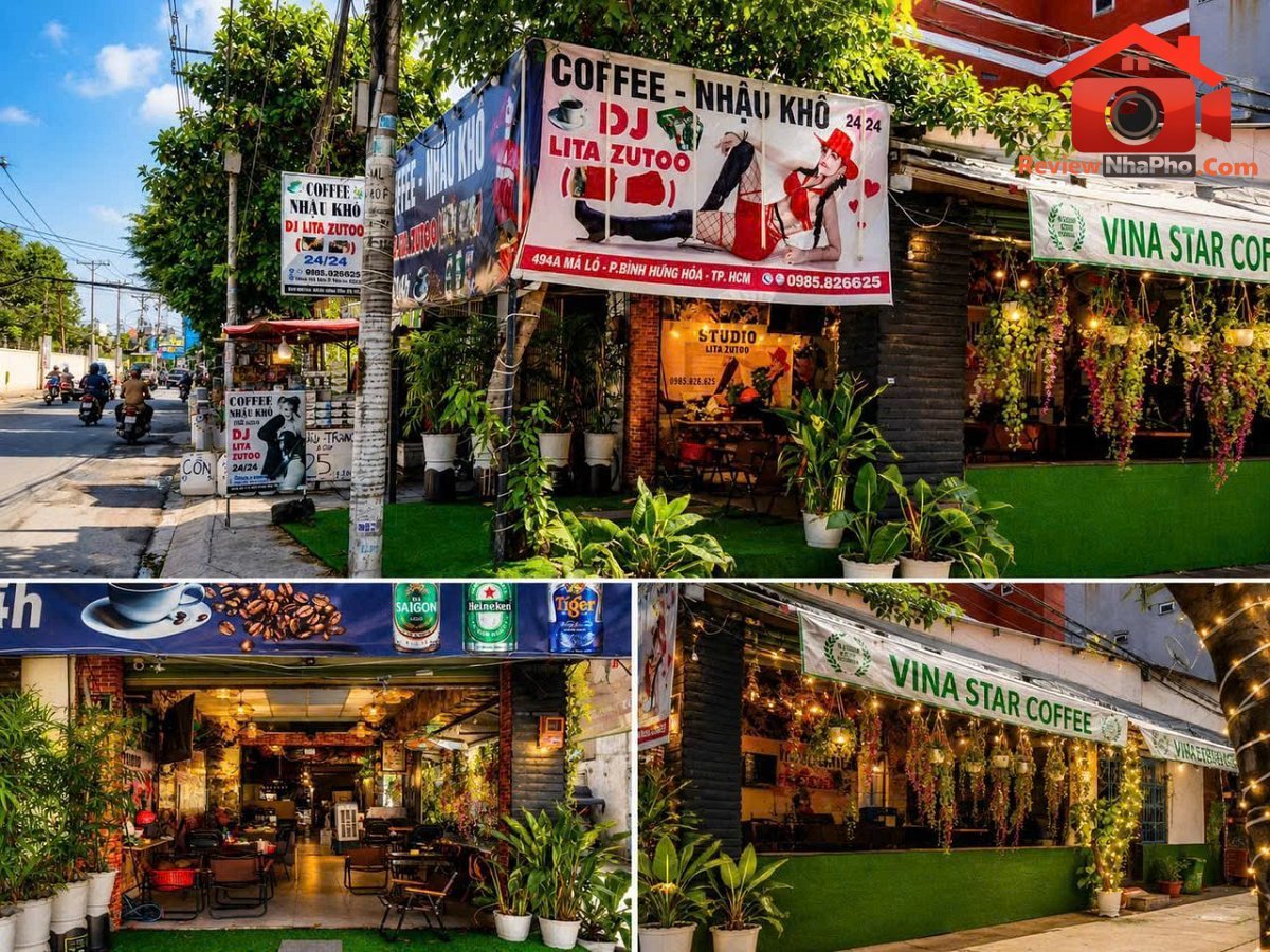 Sang nhượng quán cà phê 2 mặt tiền Đường Mã Lò – Phường cũ Bình Hưng Hòa A Quận Bình Tân – Phường mới Bình Hưng Hòa A – Thành phố Hồ Chí Minh diện tích 120m2 giá 150 triệu