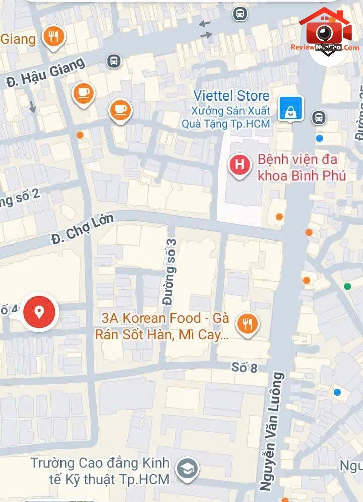 Bán nhà đất Đường Chợ Lớn – Phường cũ Bình Phú Quận 6 – Phường mới Bình Phú – Thành phố Hồ Chí Minh 115m2 – 23 tỷ