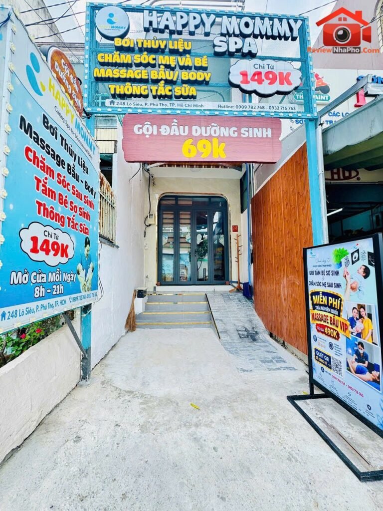 Cơ hội sang nhượng spa mẹ và bé mặt tiền Lò Siêu phường 8 quận 11 TP.HCM nhà đất bất động sản sổ đỏ