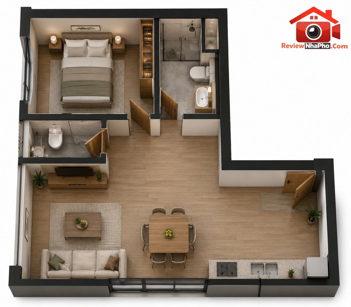 45.72m2 – Giá 4.1 tỷ còn chiết khấu 15 – 1PN 1WC Arcadia At Lavila Bán nhà đất Đường Nguyễn Hữu Thọ – Phường cũ Phước Kiển Huyện Nhà Bè – Phường mới Phước Kiển – Thành phố Hồ Chí Minh