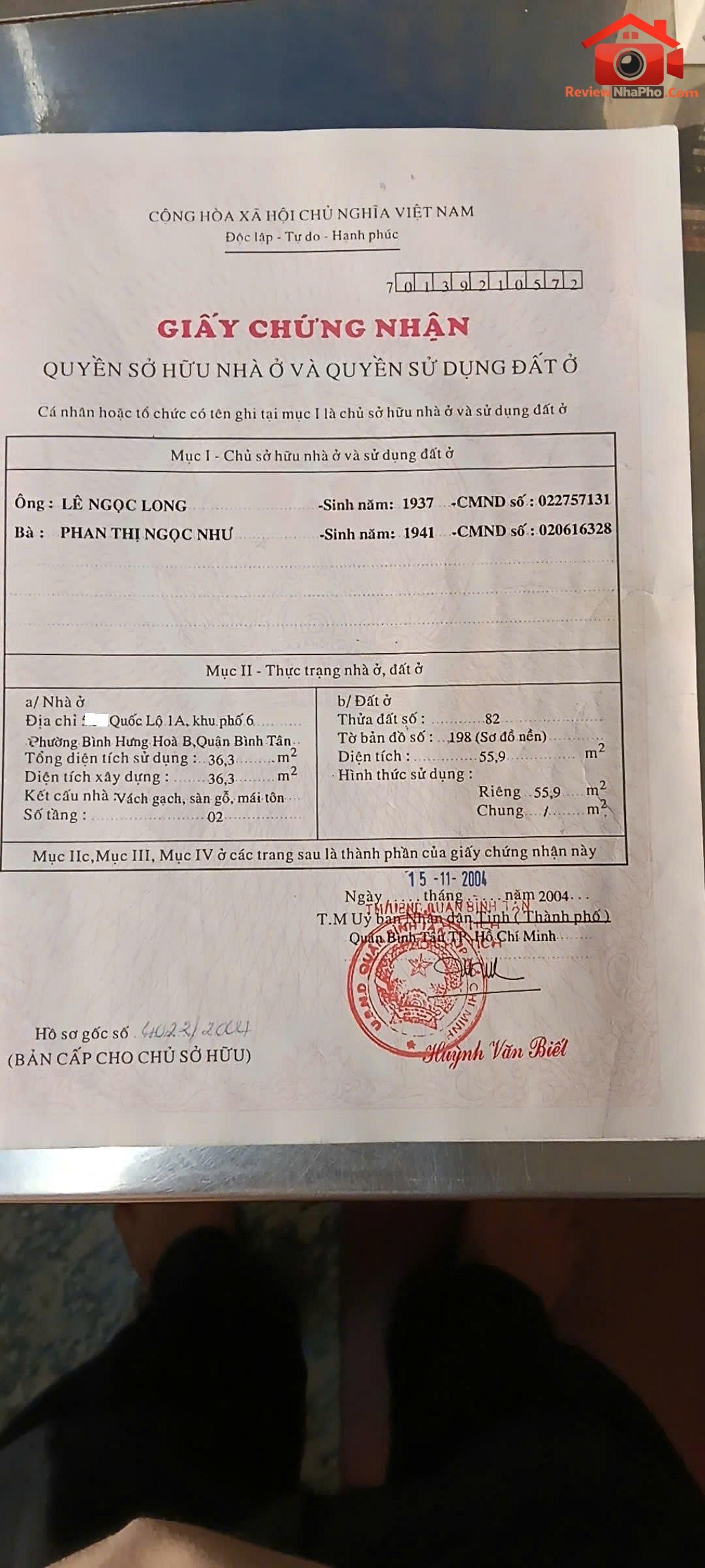 Bán nhà đất Đường Quốc lộ 1A – Phường cũ Bình Hưng Hòa B Quận Bình Tân – Phường mới Bình Hưng Hòa B – Thành phố Hồ Chí Minh 200m2 7.8 tỷ