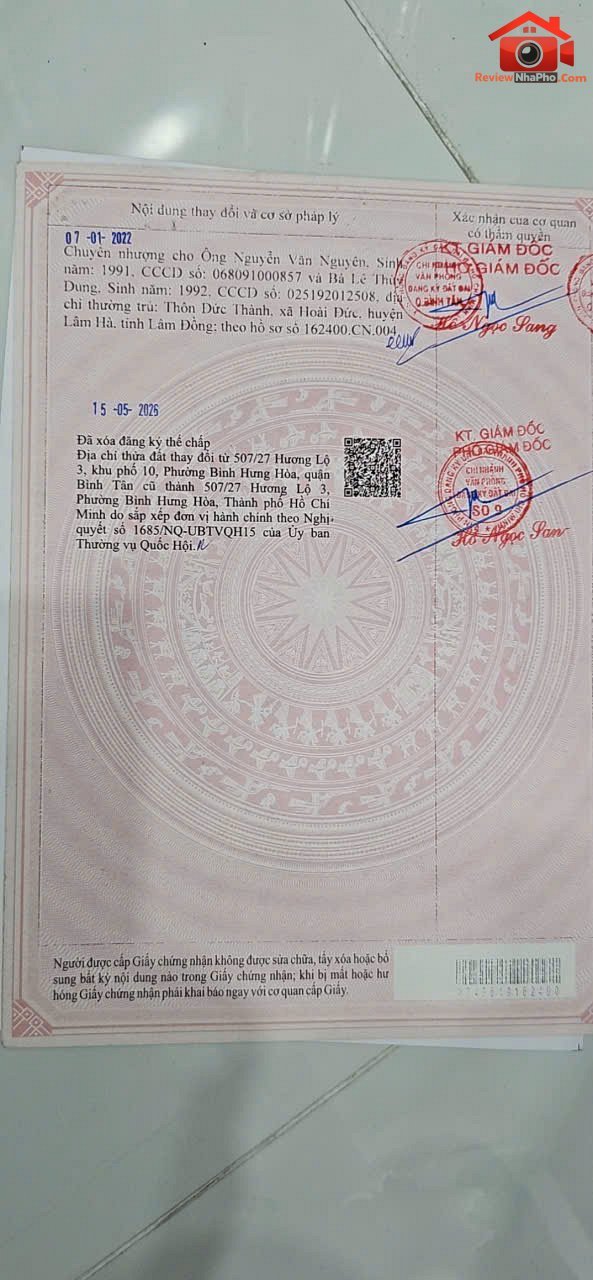 Nhà hẻm xe tải Hương Lộ 3, Bình Tân, 3,3 tỷ, 32m2,… – Bán nhà trong ngõ, hẻm Quận Bình Tân – TP Hồ Chí Minh giá 3 – 5 tỷ