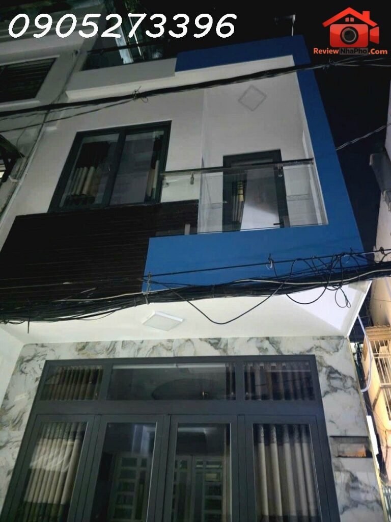 Nhà đẹp 3 tầng hẻm xe hơi đỗ cửa gần mặt tiền chỉ 4,5 tỷ