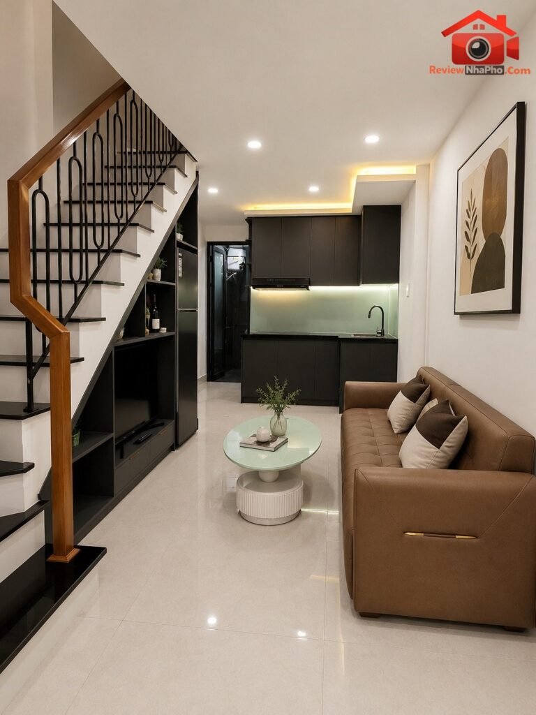 Nhà góc 2 tầng 2PN đẹp gần chợ Tam Thuận, 3,2 tỷ