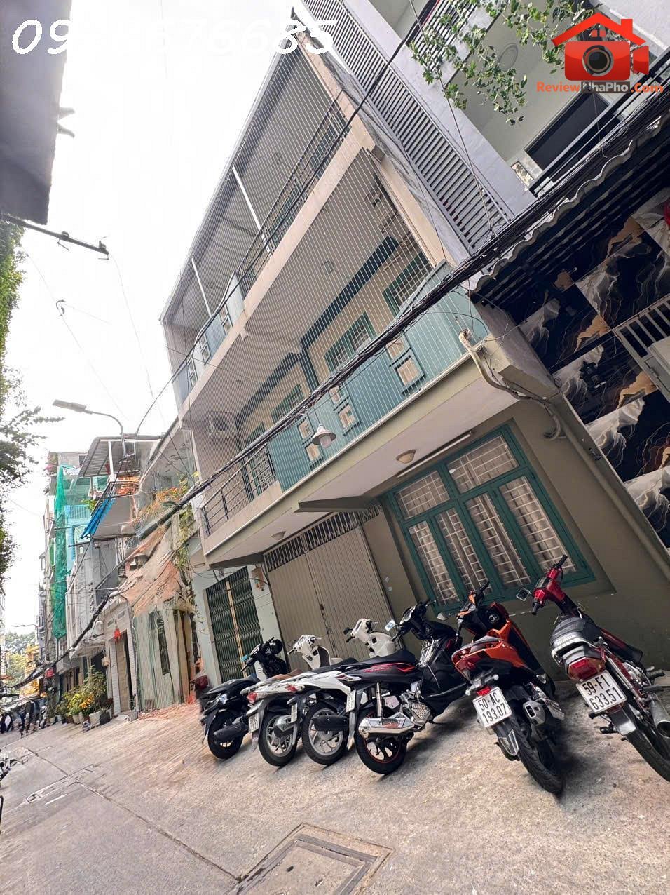 Nhà 4 tầng hẻm xe hơi 6m Võ Văn Tần, Quận 3 chỉ 14 tỷ