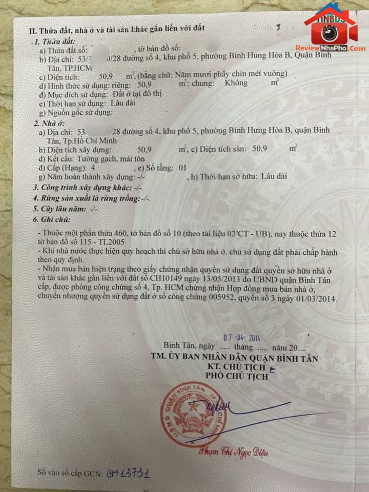 Bán nhà phố Bình Hưng Hòa B, Bình Tân, Hồ Chí Minh… – Bán nhà mặt phố Quận Bình Tân – TP Hồ Chí Minh giá BÁN 3 – 5 tỷ