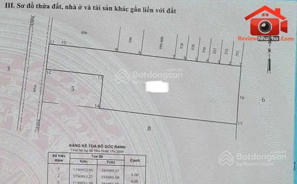 Review nhà đất sổ đỏ Bình Trị Đông Quận Bình Tân TP.HCM 1368m² giá 60 tỷ