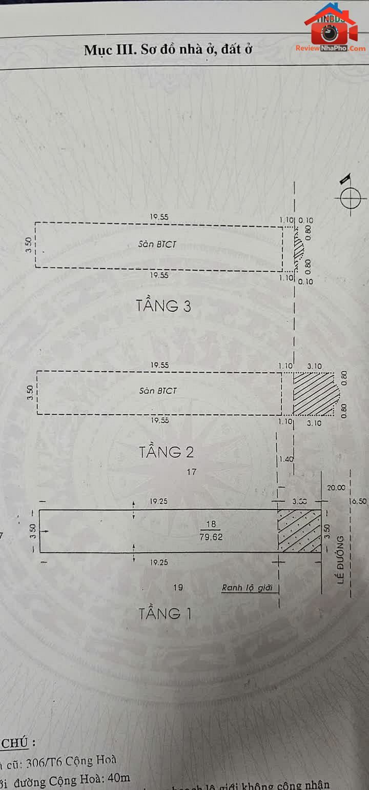 Bán nhà mặt phố 32 m² giá 20 tỷ đường Cộng Hòa Quận Tân Bình