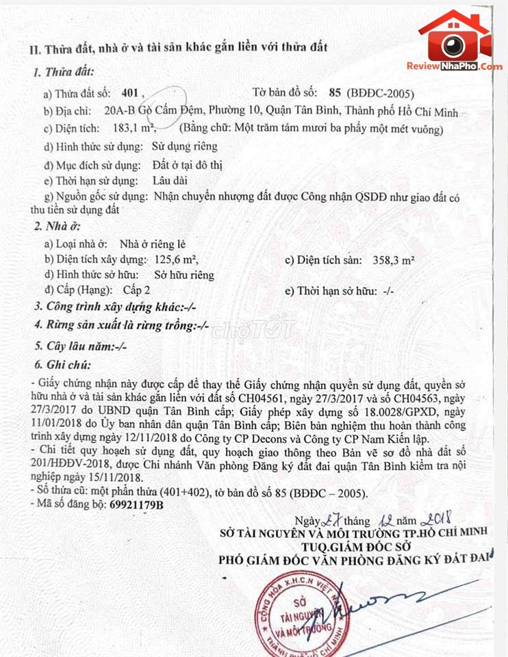 Review nhà phố Quận Tân Bình TP.HCM – Biệt thự cao cấp 183m2 giá 33 tỷ