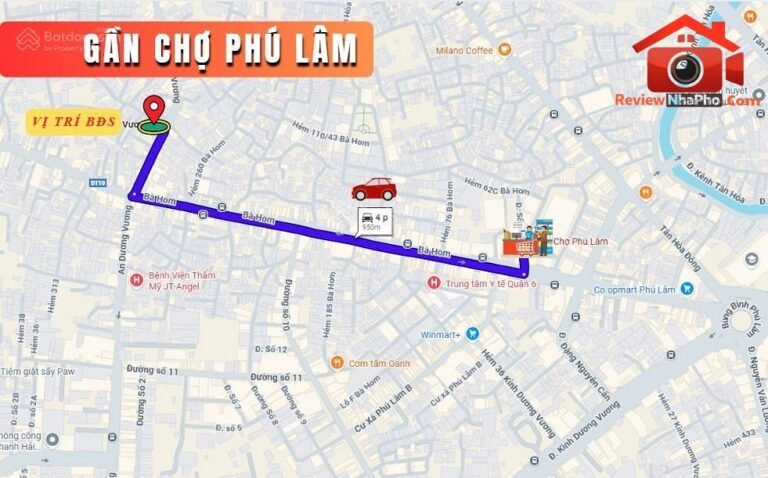 Review nhà phố Quận Bình Tân, TP.HCM – Diện tích 77m², giá 7.8 tỷ