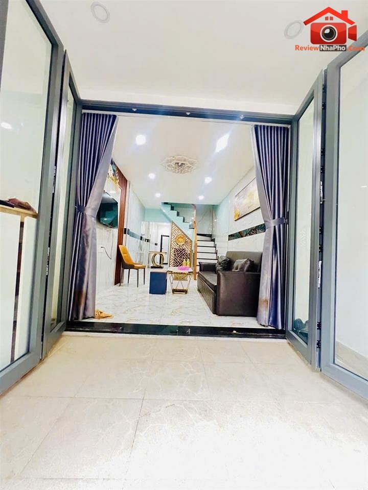 Review nhà phố Bình Hưng Hòa B quận Bình Tân TP.HCM giá 3.75 tỷ 41m2