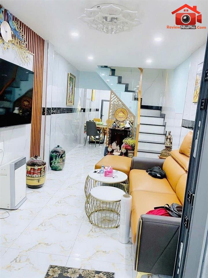 Review nhà phố Bình Hưng Hòa B quận Bình Tân TP.HCM giá 3.75 tỷ 41m2