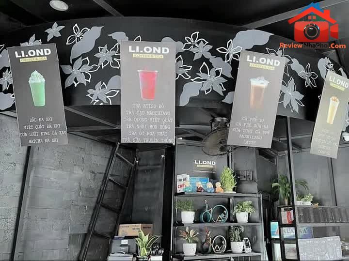 Sang quán cafe 2 mặt tiền Quận Tân Phú TP.HCM diện tích 65m²