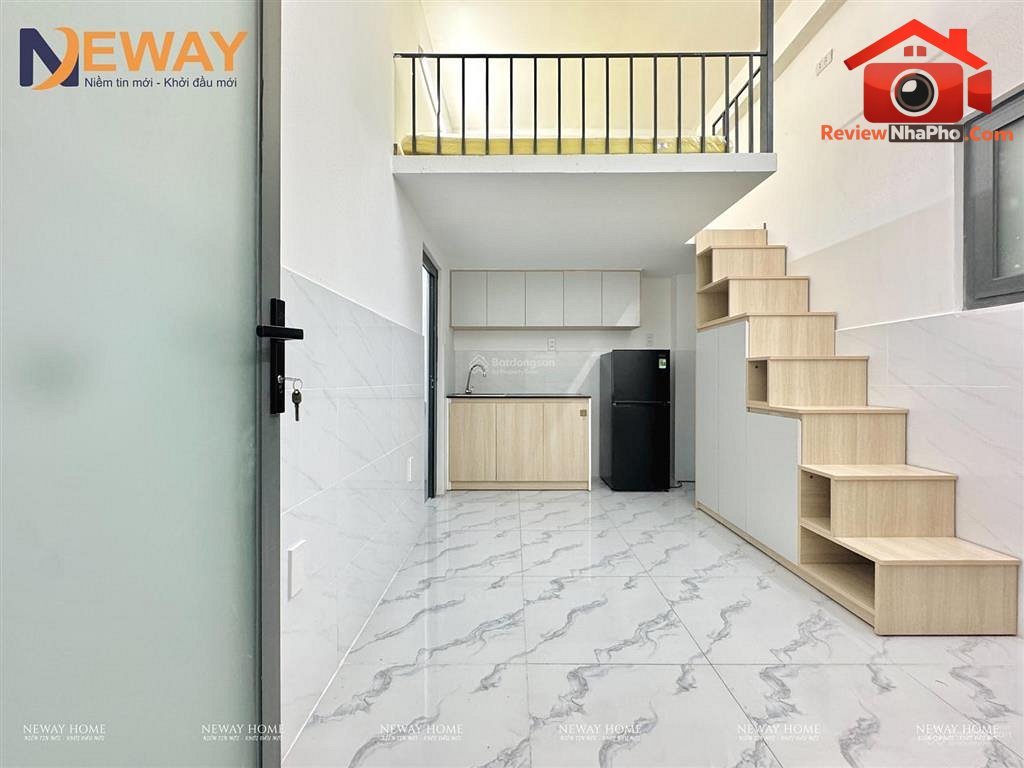 Review nhà phố Quận Tân Phú TP.HCM – Căn hộ dịch vụ duplex 30m2 giá 4.6 triệu