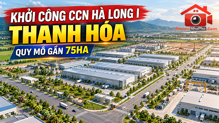 Khởi công cụm công nghiệp gần 75ha tại Thanh Hóa