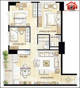 Review nhà phố Quận Bình Tân TP.HCM căn hộ Hoàng Kim Thế Gia 83m² giá 2.6 tỷ