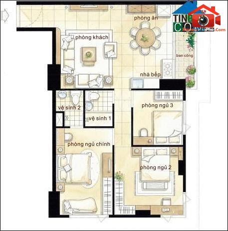 Review nhà phố Quận Bình Tân TP.HCM căn hộ Hoàng Kim Thế Gia 83m² giá 2.6 tỷ