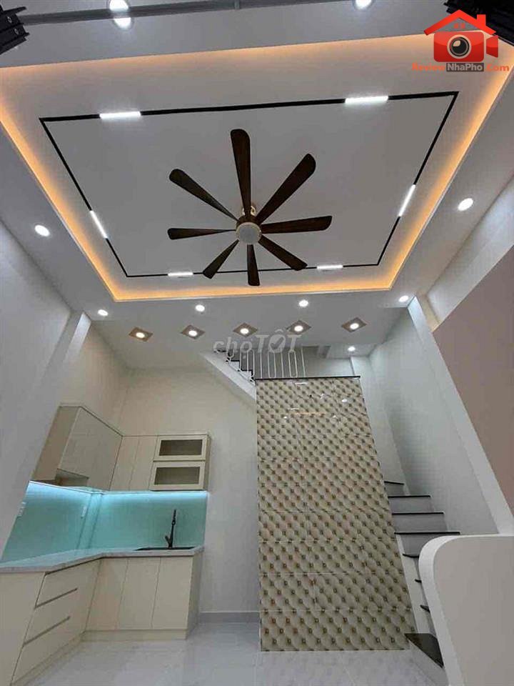 Review nhà phố Quận Tân Bình TP.HCM, nhà mới 2 tầng 2PN giá 3.56 tỷ