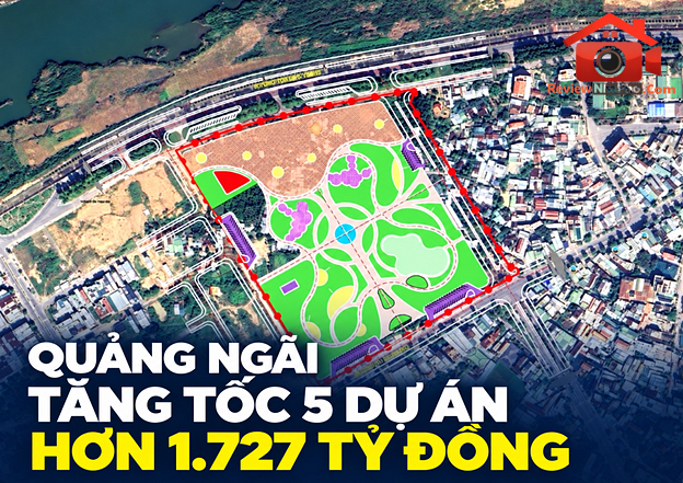 Quảng Ngãi đẩy nhanh tiến độ 5 dự án lớn hơn 1.727 tỷ đồng