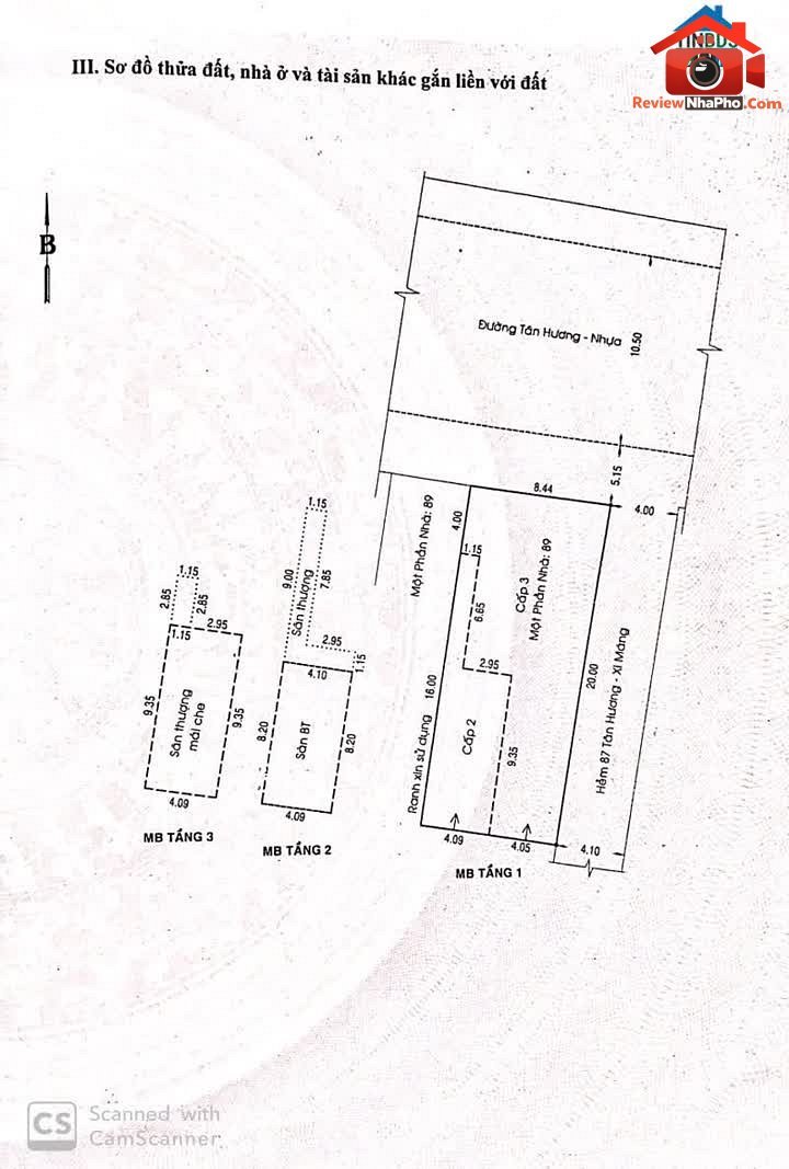 Bán nhà góc 2 mặt tiền 89 Tân Hương quận Tân Phú TP.HCM giá 26 tỷ