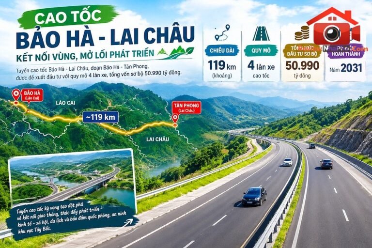 Cao tốc Bảo Hà – Lai Châu: Cơ hội đầu tư 2031
