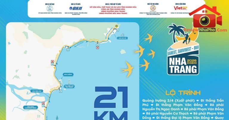 Nha Trang Night Run 2026 mở hành trình 21km qua Libera Nha Trang