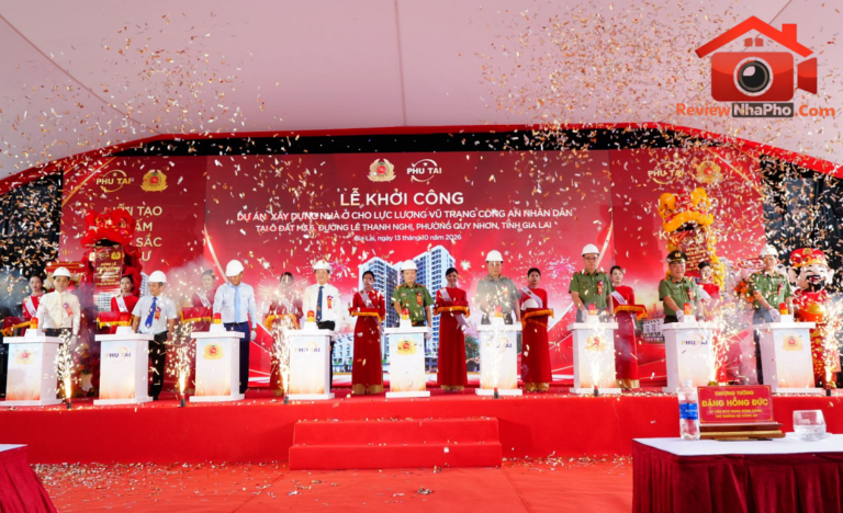 Khởi công 419 căn hộ cho lực lượng CAND tại Gia Lai
