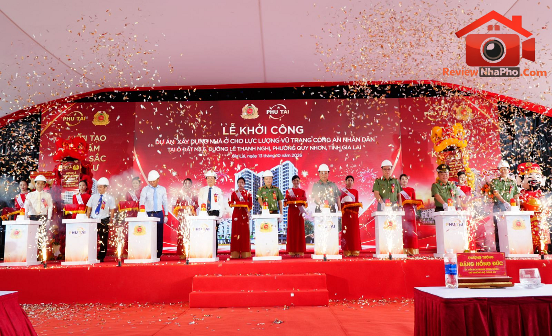 Khởi công 419 căn hộ cho lực lượng CAND tại Gia Lai