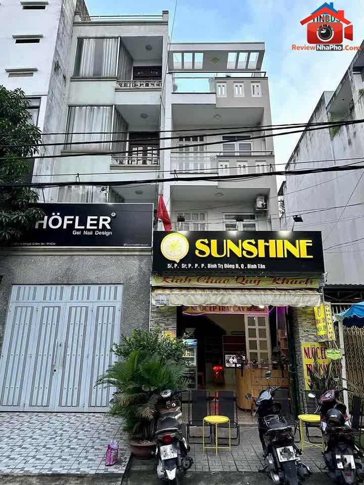 Review nhà phố Bình Tân 4 tầng mặt tiền kinh doanh 8.8 tỷ