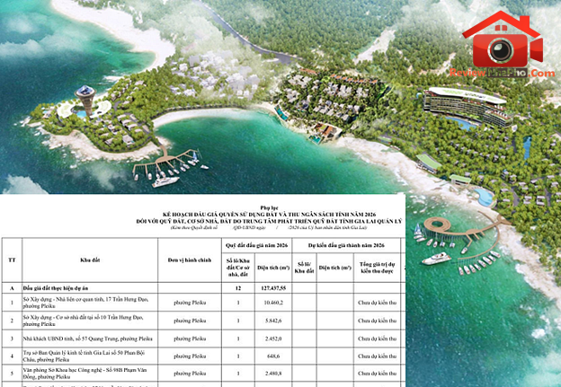 Gia Lai đấu giá 24 quỹ đất: Cơ hội đầu tư hấp dẫn