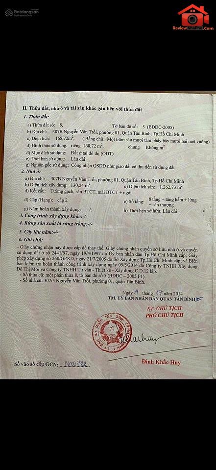 Review nhà phố mặt tiền 307B Nguyễn Văn Trỗi, Tân Bình, TP.HCM