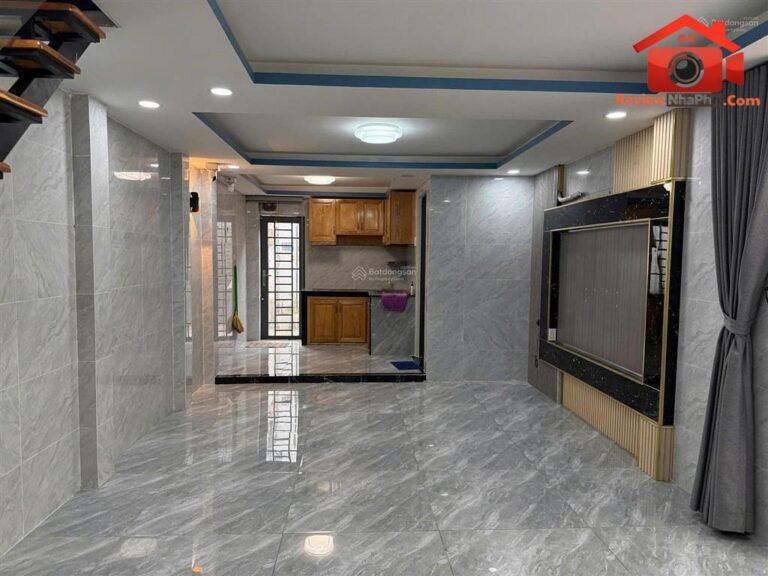Review nhà phố Quận Tân Phú 48m2 giá 4.6 tỷ – Nhà mới đẹp, sổ hồng