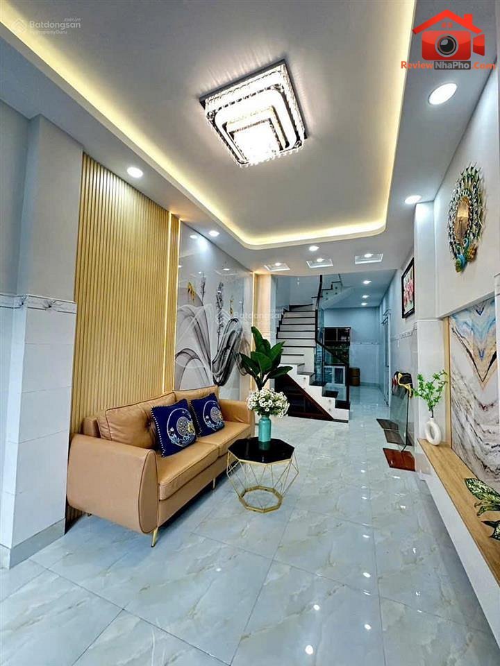Review nhà phố Quận Bình Tân TP.HCM hẻm xe tăng đỗ cửa giá 4.6 tỷ
