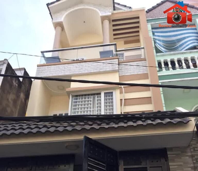 Review nhà phố Bình Tân 60m² 3 tầng sổ vuông 5.9 tỷ