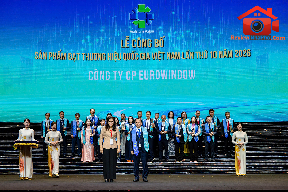 Eurowindow: Khẳng định giá trị Thương hiệu Quốc gia 16 năm