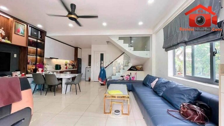 Review nhà phố Bình Hưng Hòa Quận Bình Tân TP.HCM giá 5.3 tỷ diện tích 120m2