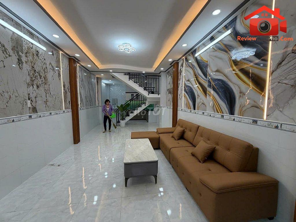 Review nhà phố Quận Bình Tân, TP.HCM – Nhà mới 2 tầng 48m2 giá 4.6 tỷ
